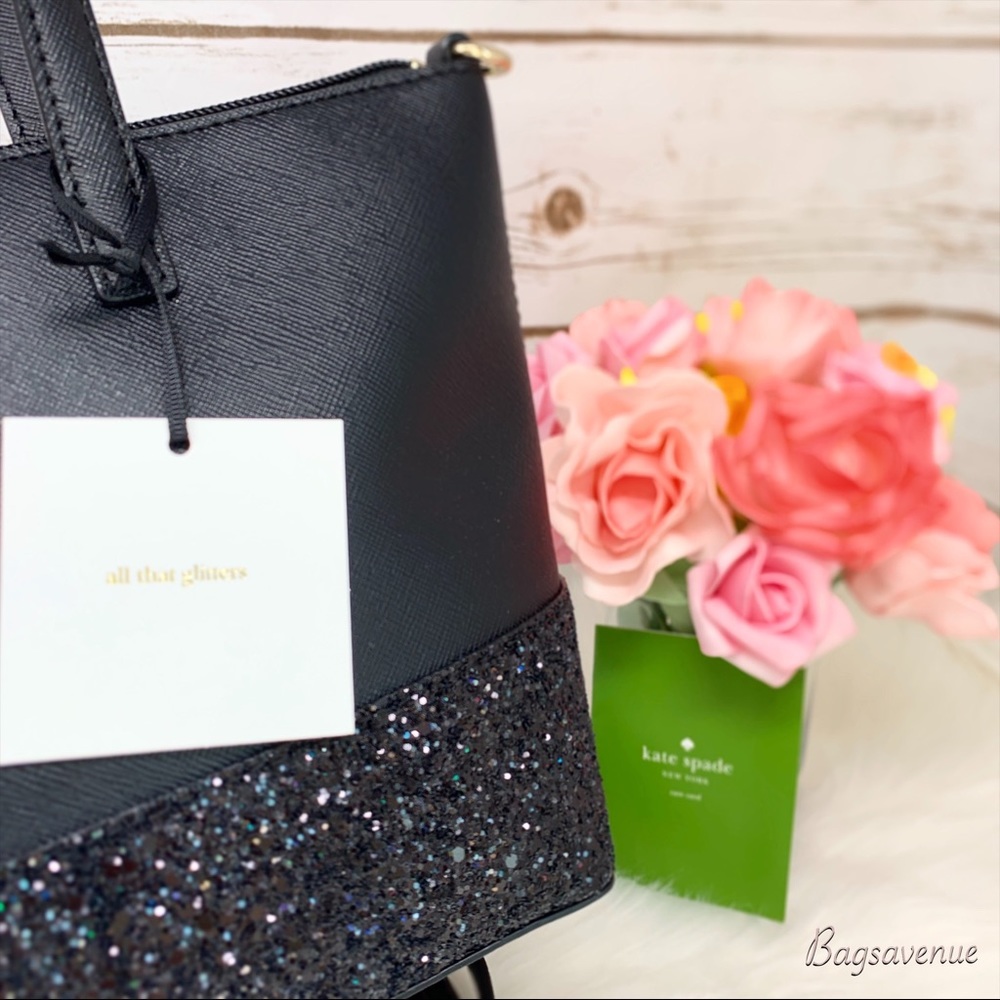 Kate Spade Greta Court Ina Black Bag WKRU5610 $169 - Picture 4 of 6